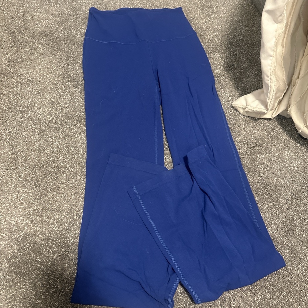 Women's Blue High-Waisted Lululemon Leggings